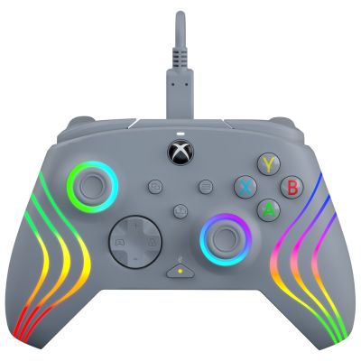25. PDP Afterglow Wave Szary USB Gamepad Analogowa/Cyfrowa PC, Xbox One, Xbox Series S, Xbox Series X