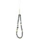 2. Etui Guess IML Flowers Pearl Strap MagSafe na iPhone 18 Pro Max / 17 Pro Max - czarne