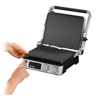 2. BRAUN MultiGrill 7 Kontaktowy grill CG 7044 z płytkami grillowymi, do smażenia i waflowymi