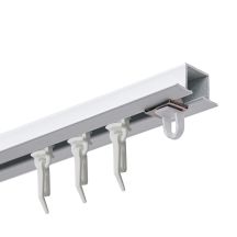 SZYNA SUFITOWA ALUMINIOWA BIAŁA POJEDYNCZA MS ZERO 500 CM ZESTAW AGRAFKA KOWALSKI