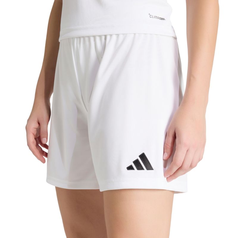 4. Spodenki damskie adidas Entrada 26 białe JZ2537