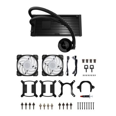 5. In Win IW-LC-MR24 system chłodzenia komputerów Procesor Zestaw do chłodzenia płynami 12 cm Czarny