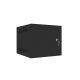 6. LANBERG SZAFA WISZĄCA RACK 10" 6U 280X310 CZARNA, DRZWI METALOWE (FLAT PACK) WF10-2306-00B