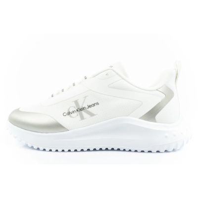 11. Calvin Klein Eva Runner buty damskie sportowe sneakersy białe modne