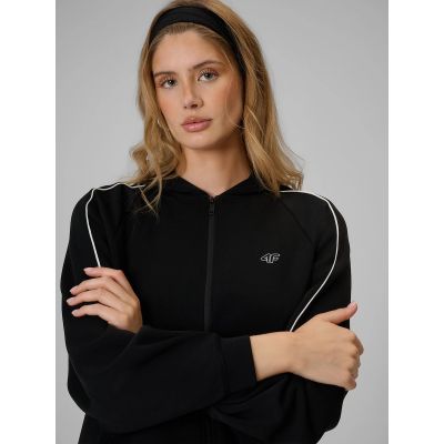 5. Bluza dresowa regular z kapturem damska 4F 4FRSS26TSWSF2990-20S