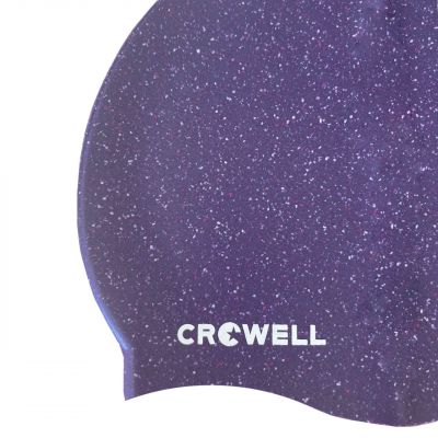 4. Czepek pływacki silikonowy Crowell Recycling Pearl fioletowy kol.4