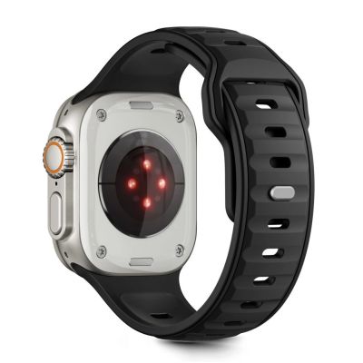 2. Pasek Tech-Protect IconBand Line na Apple Watch 44 / 45 / 46 / 49 mm - czarny