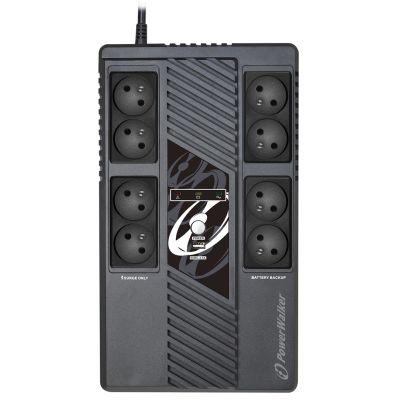3. PowerWalker VI 800 MS FR Technologia line-interactive 800 VA 480 W 8 x gniazdo sieciowe