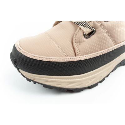 6. Lee Cooper buty sportowe damskie zimowe trekkingowe ocieplane beżowe czarne