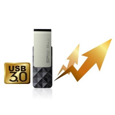 10. Pendrive Silicon Power Blaze B30 32GB USB 3.1 kolor czarny (SP032GBUF3B30V1K)