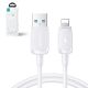 3. Kabel Joyroom Multi-Color Series A14 Lightning / USB-A 2.4A 1.2 m - biały