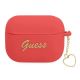 Etui Guess Silicone Charm Heart Collection na AirPods Pro - czerwone