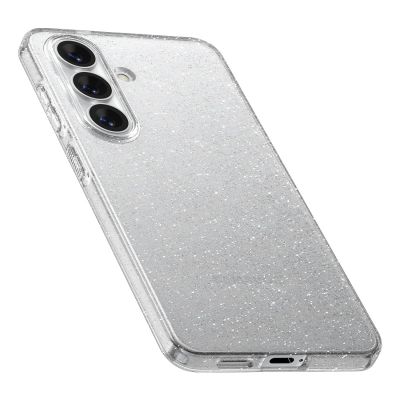 10. Etui Spigen Liquid Crystal Glitter na Samsung Galaxy S26+ - brokatowo-przezroczyste