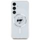 3. Etui Karl Lagerfeld Button Choupette Head Printed Logo MagSafe Samsung Galaxy S25 biały