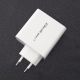 2. QOLTEC ŁADOWARKA SIECIOWA 63W | 5-20V | 1.5-3A | USB TYP C PD | USB QC 3.0 | BIAŁA