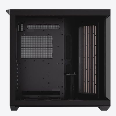 5. Obudowa PC APNX V1, Midi-Tower, ATX, Tempered Glass, Holz, schwarz