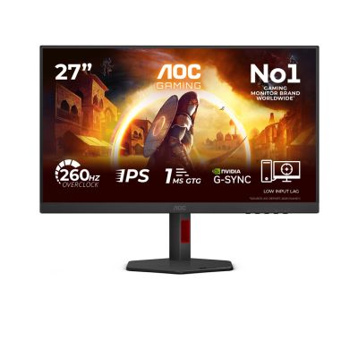 2. AOC G4 27G4ZR/69 monitor komputerowy 68,6 cm (27") 1920 x 1080 px Czarny, Czerwony