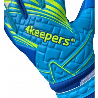 4. Rękawice bramkarskie 4Keepers Soft Azur NC Jr S929233