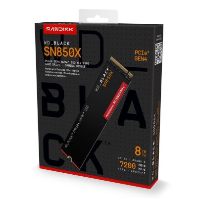 11. Dysk SSD WD Black SN850X 8TB M.2 NVMe WDS800T2X0E