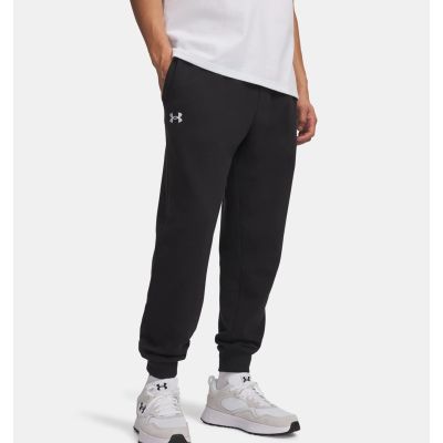 4. Spodnie męskie Under Armour Rival Fleece Joggers czarne 1379774 001 2XL