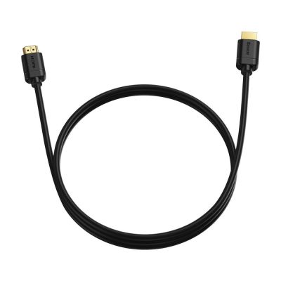 6. Baseus kabel przewód HDMI 2.0 4K 60 Hz 3D HDR 18 Gbps 2 m czarny (CAKGQ-B01)
