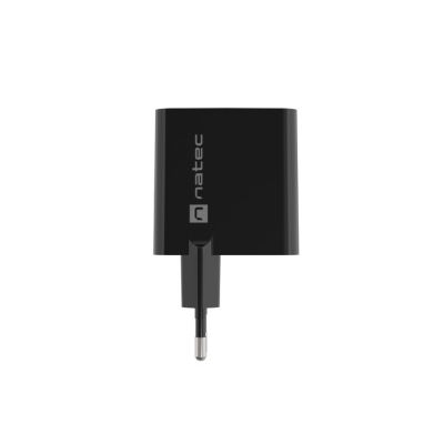 3. NATEC ŁADOWARKA RIBERA GAN 1X USB-A + 1X USB-C 45W CZARNA NUC-2143