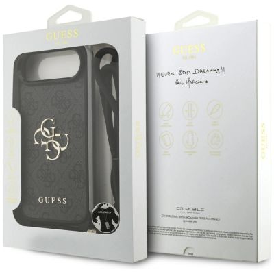 7. Etui Guess 4G Big Logo Cord Stap Crossbody na iPhone Air - czarne