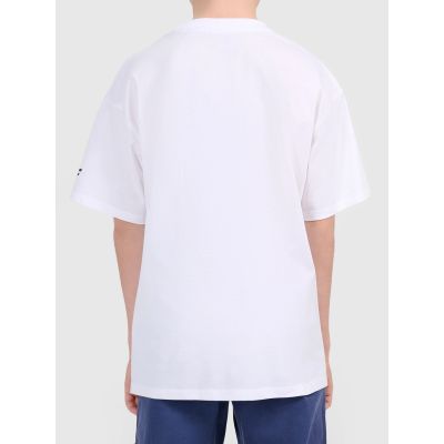 2. T-shirt z nadrukiem chłopięcy 4F 4FJWAW26TTSHM3516-10S