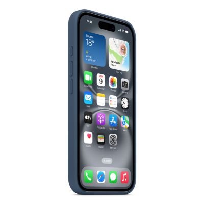 6. Apple iPhone16 Etui silikonowe z MagSafe - Denim