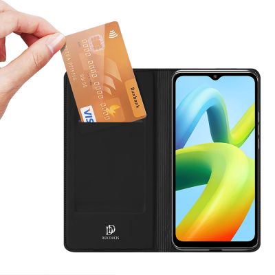 2. Dux Ducis Skin Pro etui do Xiaomi Redmi A1+ pokrowiec z klapką portfel na kartę podstawka czarne