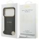 8. Etui Guess 4G Stripe MagSafe na iPhone 17 Pro - czarne
