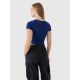 3. T-shirt crop top gładki damski 4F 4FRSS25TTSHF2695-31S