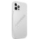 4. Etui Guess Vintage Script Silver na iPhone 12 / iPhone 12 Pro - przezroczyste