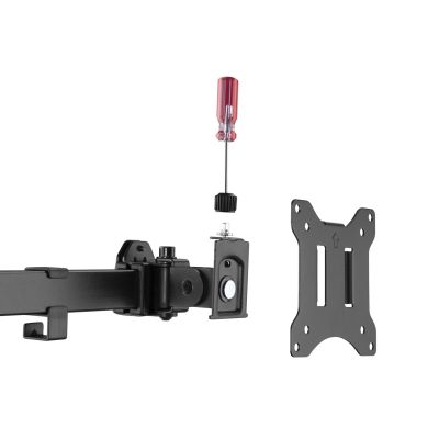 5. Equip 650158 uchwyt / stojak do monitorów 81,3 cm (32") Biurko Czarny