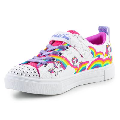8. Buty Skechers Twinkle Toes S Lights Twinkle Sparks Jumpin Clouds Jr 314809L-WMLT