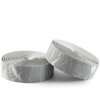 Owijka Rockbros na kierownicę z PU wzór "Velour" - szara