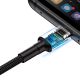 5. Baseus Cafule kabel przewód USB Typ C SuperCharge 40W Quick Charge 3.0 QC 3.0 1m szaro-czarny (CATKLF-PG1)