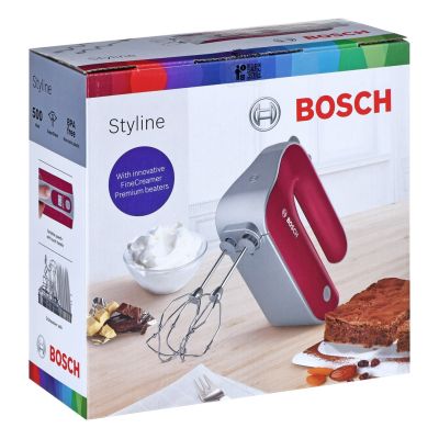 14. Mikser ręczny BOSCH MFQ 40304 (500W; kolor różowy)