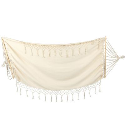 13. Hamak ogrodowy 2 osobowy Luxe XXL 250x150 cm niebieski 1021201