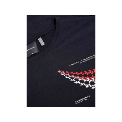 4. Koszulka damska PEAK PERFORMANCE W Explore Graphic Tee kolor beżowy