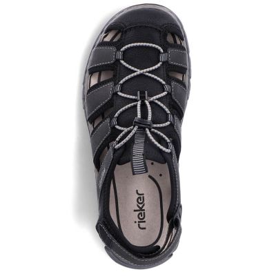 22. Sandały Rieker zabudowane M 26770-00 RKR584