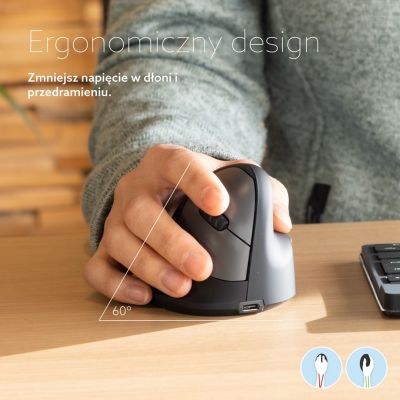 40. R-Go Tools Ergonomiczna mysz R-Go HE