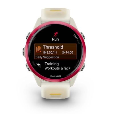 2. Zegarek Garmin Forerunner 570 42mm Bone/Raspberry Aluminium