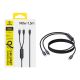 5. Kabel Baseus Flash 4 140W 2w1 USB-C do USB-C + USB-C 1.5 m - czarny