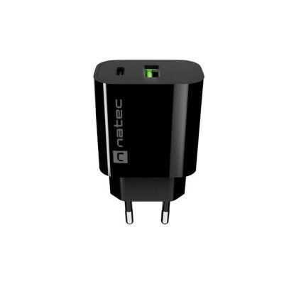 2. NATEC ŁADOWARKA SIECIOWA RIBERA 1X USB-A + 1X USB-