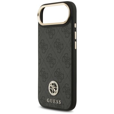 6. Etui Guess 4G Strass Logo MagSafe na iPhone Air - czarne