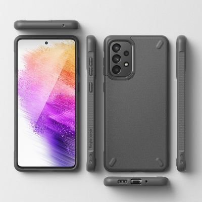 8. Ringke Onyx wytrzymałe etui pokrowiec Samsung Galaxy A73 szary