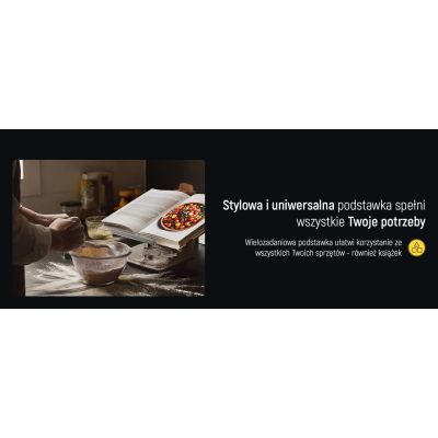 31. Podstawka pod laptopa, tablet Wozinsky WRS-CPY84SS aluminiowa + Gratis! podstawka do smartfona - srebrna