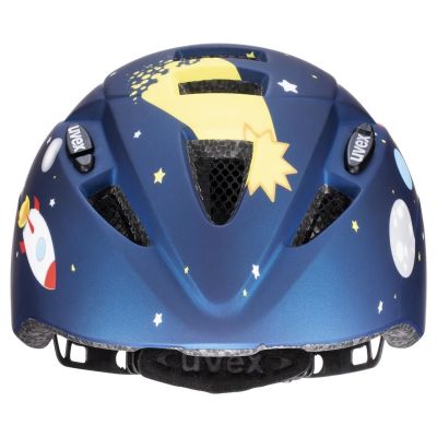13. Kask rowerowy dziecięcy uvex kid 2 cc dk.blue rocket m.46-52 cm