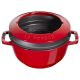 6. Zestaw do fondue Staub - 18 cm, Czerwony